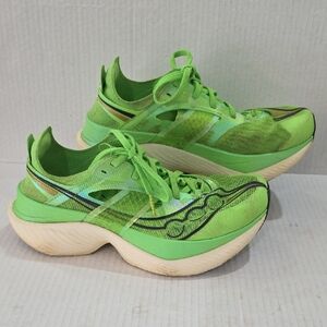 Saucony Endorphin Elite Speed Neon Green Women's Running Shoes Size 8.5